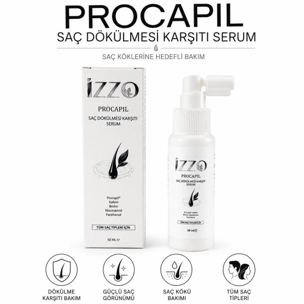 Procapil Saç Dökülmesi Karşıtı Serum 50 ml | Procapil®, Kafein, Biotin, Niasinamid ve Panthenol İçeren Saç Bakım Serumu