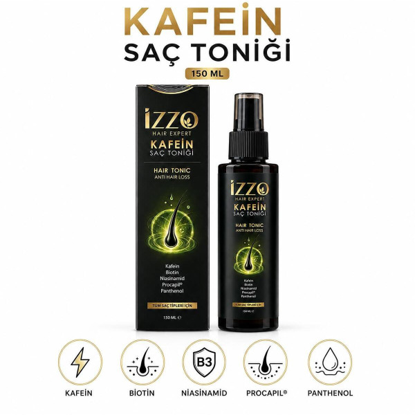 Kafein Saç Toniği 150 ml | Saç Dökülmesi Karşıtı Bakım | Procapil®, Biotin, Niasinamid, Kafein ve Panthenol İçeren Hair Tonic
